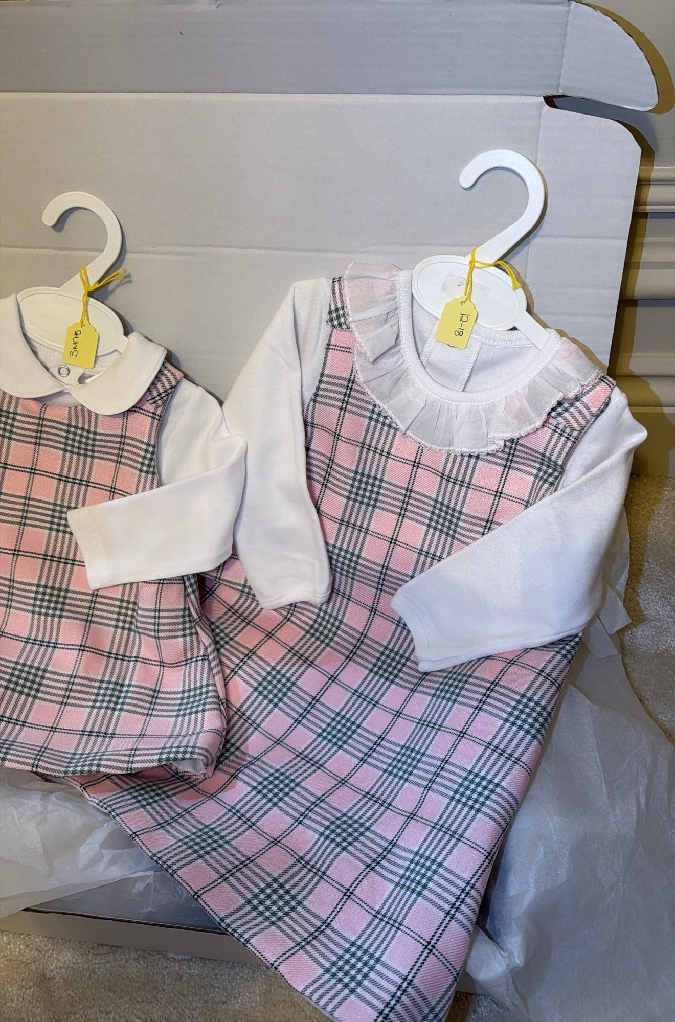 Girls pinafore&vest
