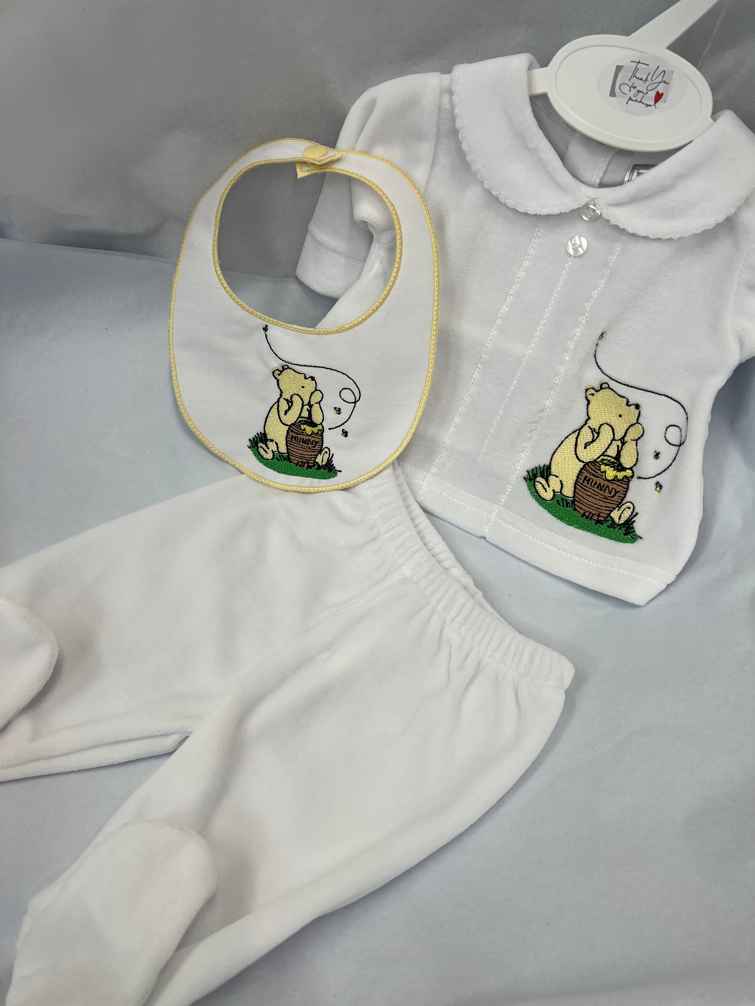 Winnie velour 3 peice