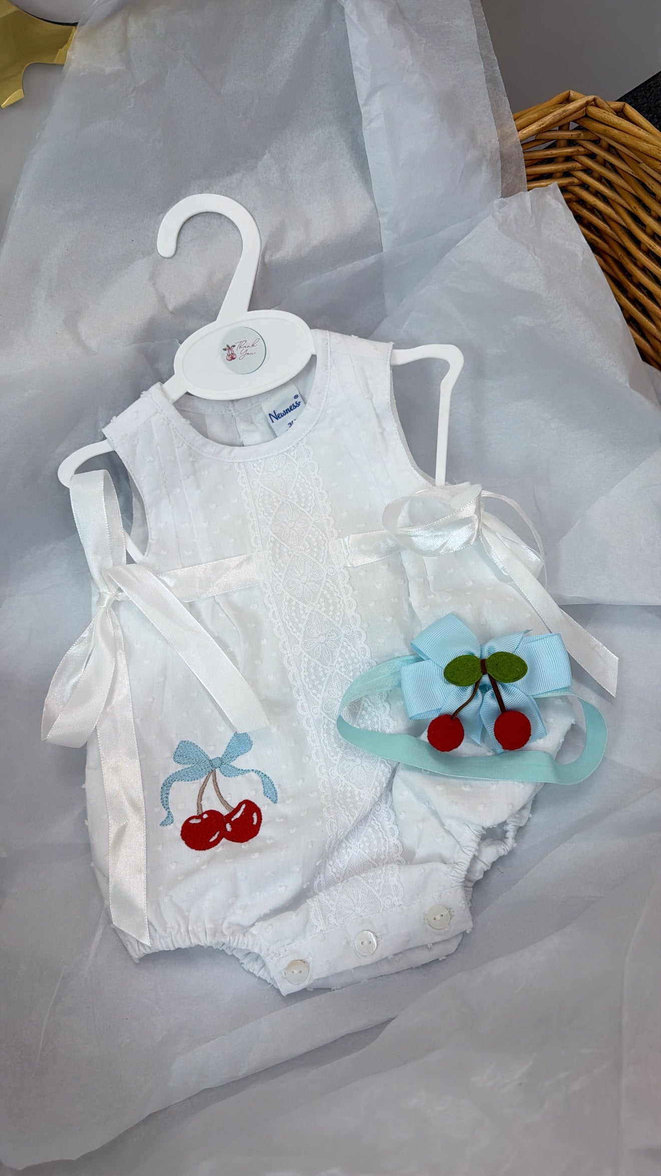 Cherry romper & headband