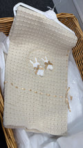 Caramel bunny shawl