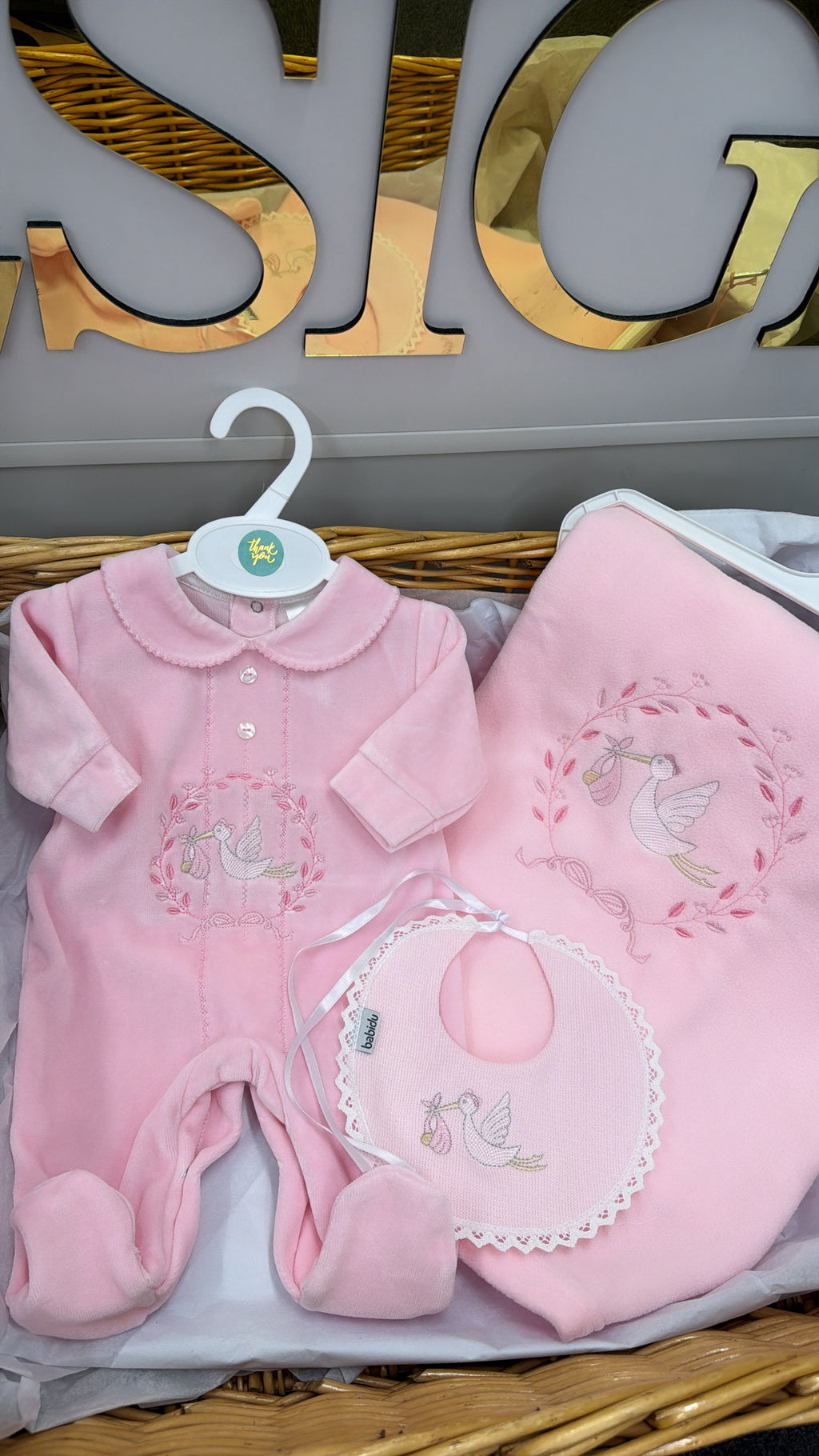 Pink stork full set