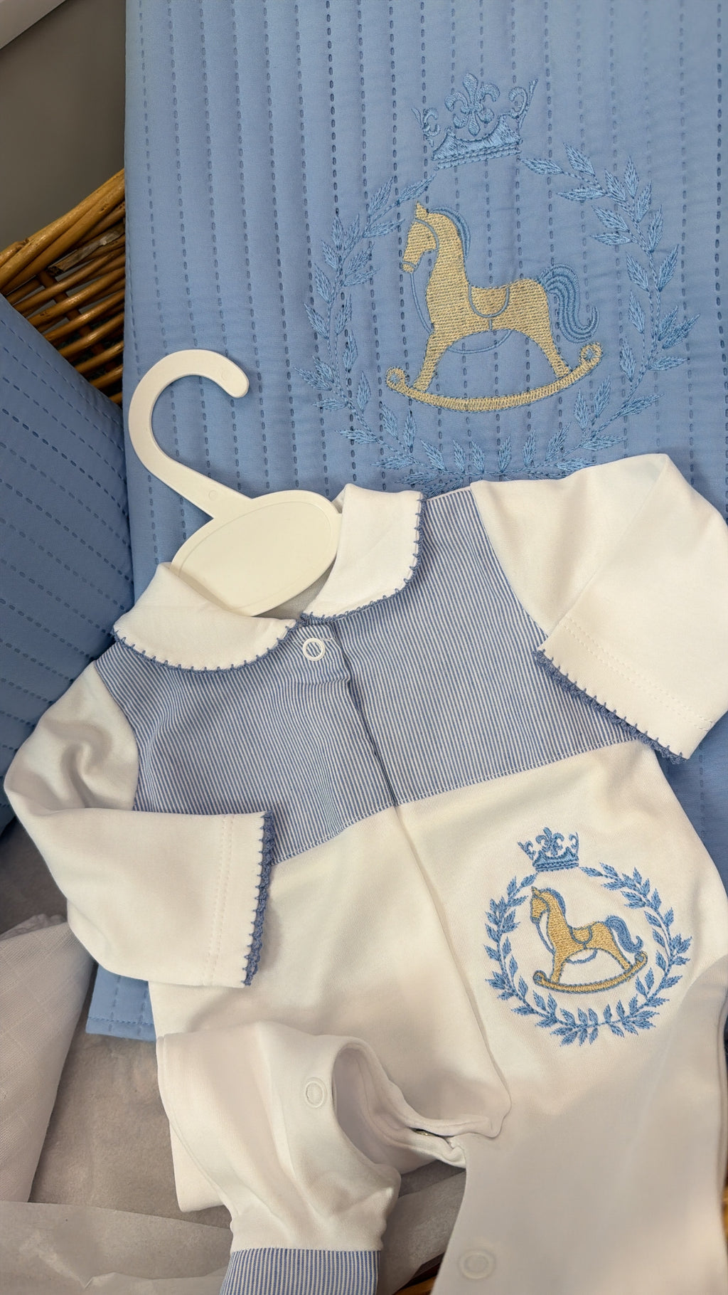 Blue Rocking horse hospital set