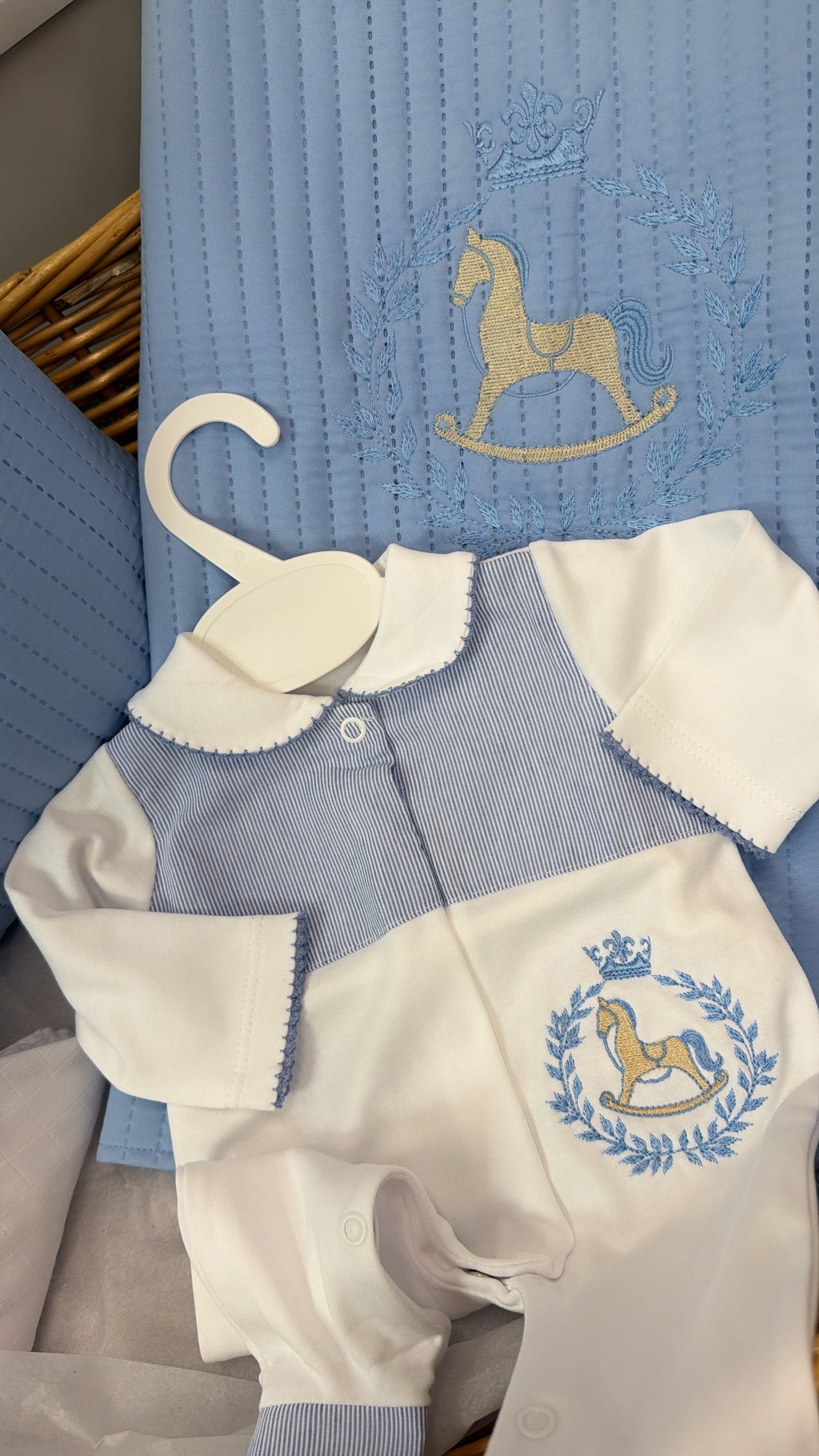 Blue Rocking horse hospital set