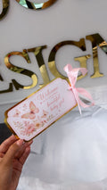 NEW - Butterfly arrival tag (girl)