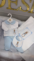 Peter rabbit outfit and bib (blanket sold separately)