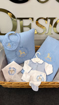 Blue Rocking horse hospital set
