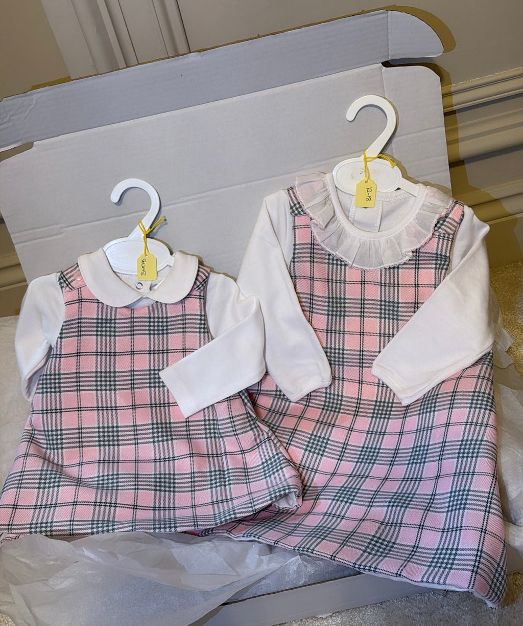 Girls pinafore&vest