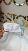 NEW - Rocking horse & toys arrival tag (boy)