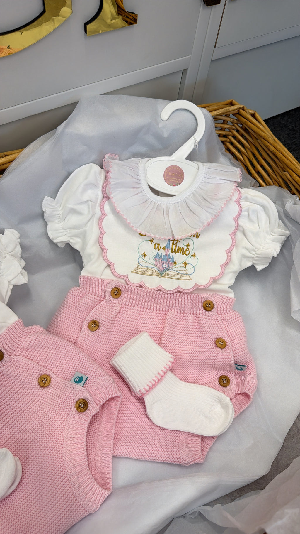 Once upon a time pant set with socks