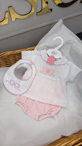 bow pant set and bib!