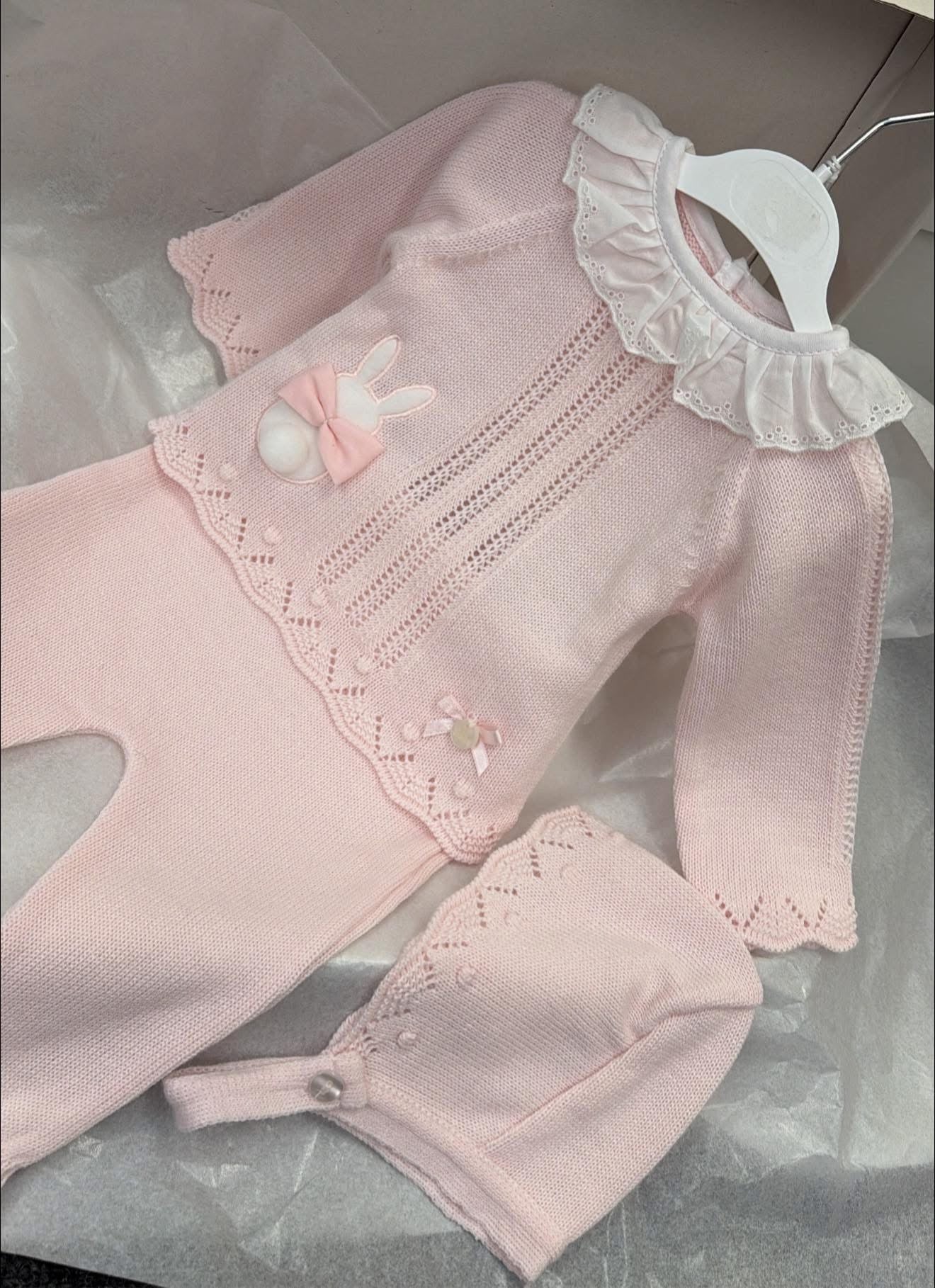 Bunny outfit with bonnet