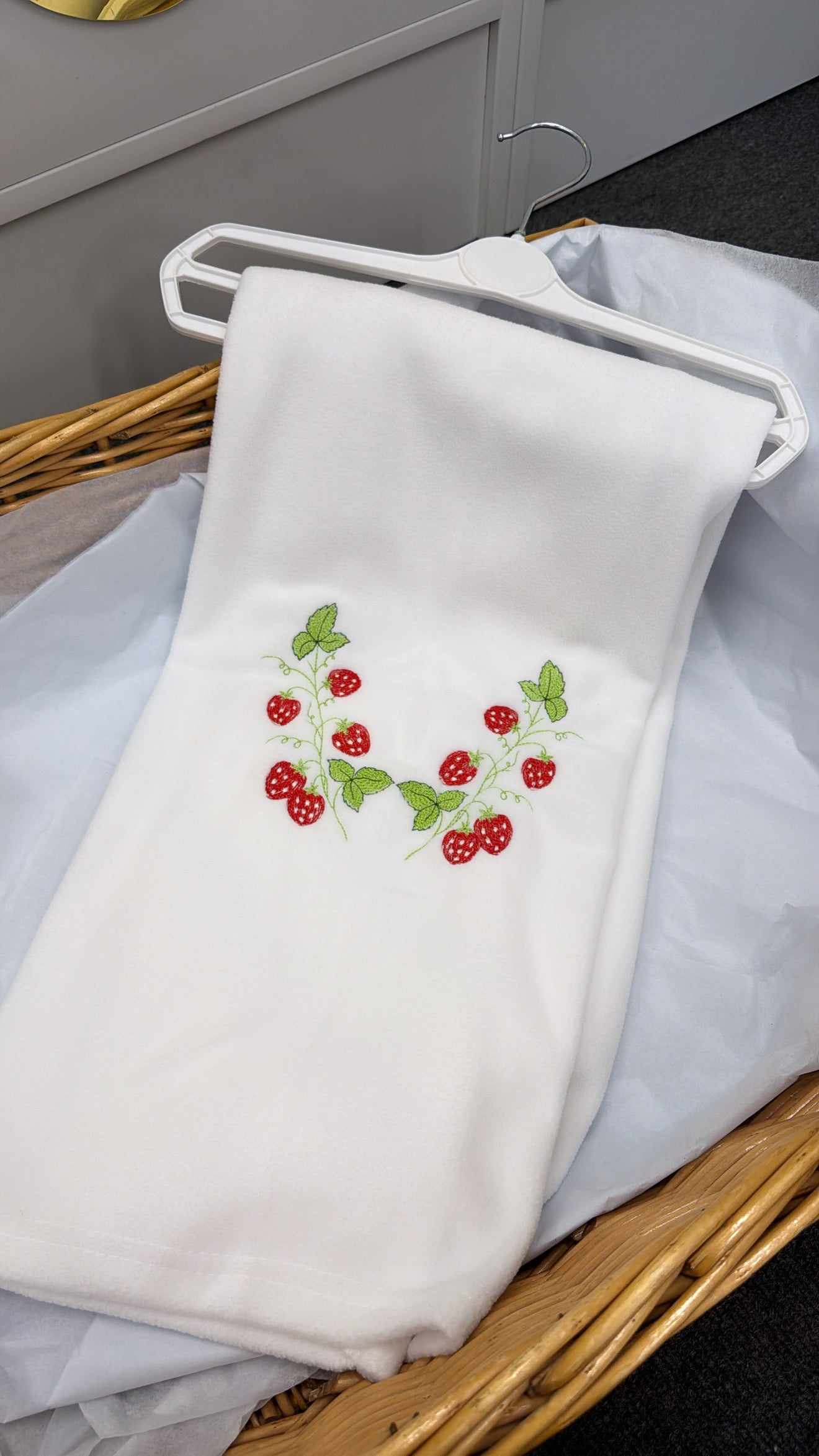 Summer time strawberry blanket