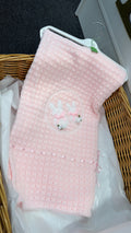 Pink girl bunny shawl