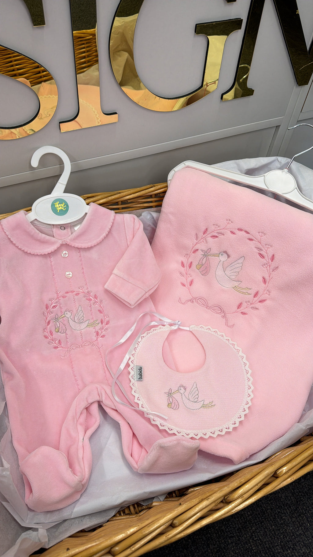 Pink stork full set