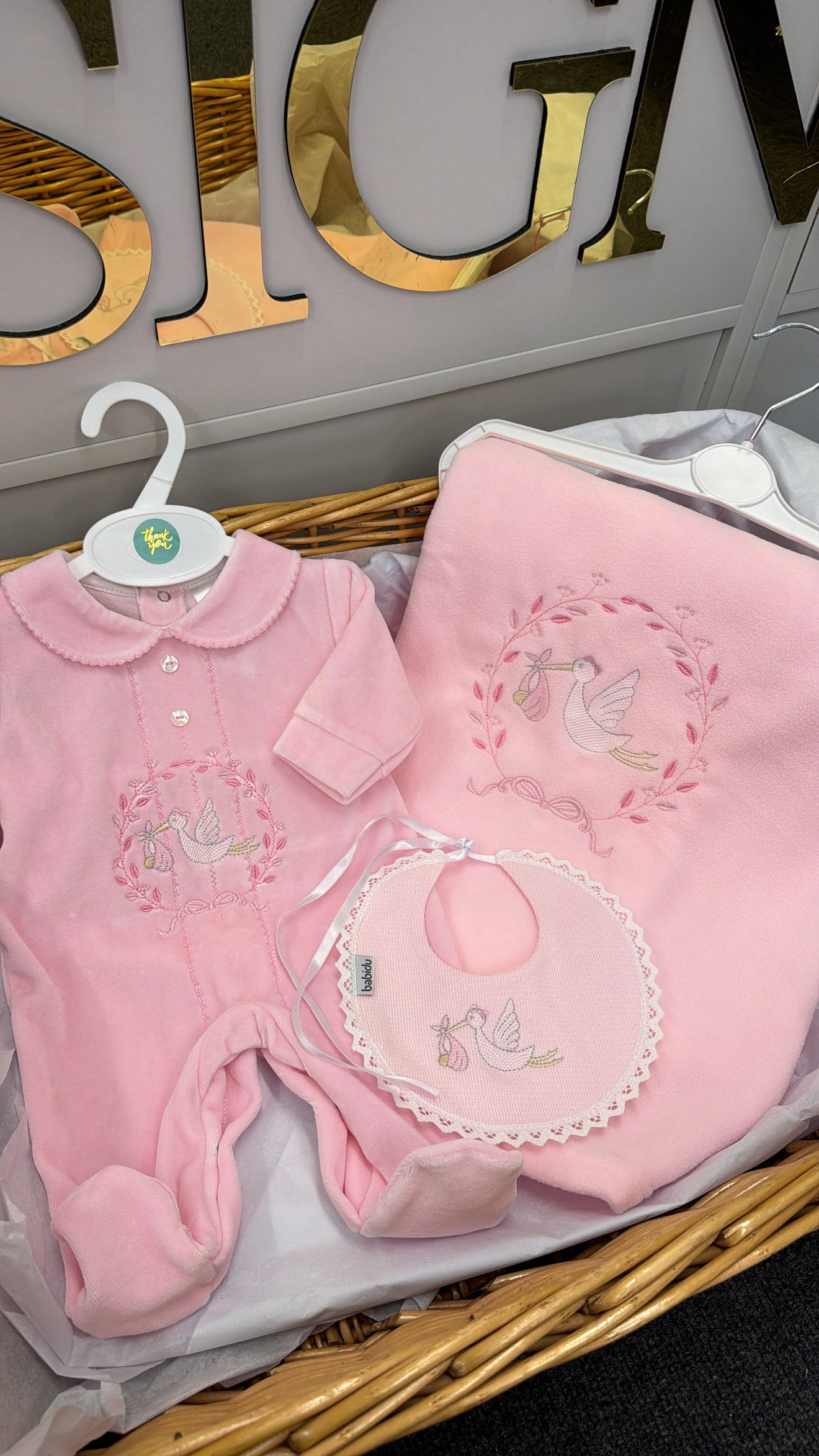 Pink stork full set