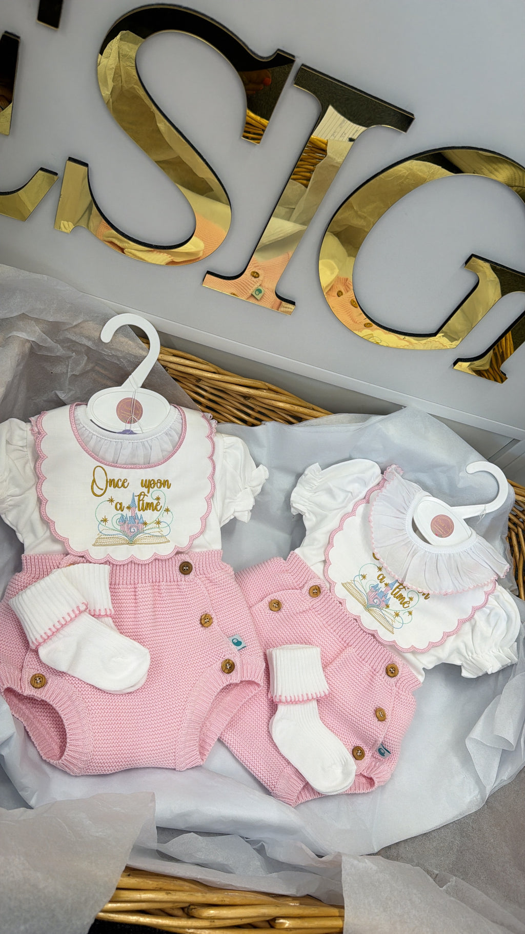 Once upon a time pant set with socks