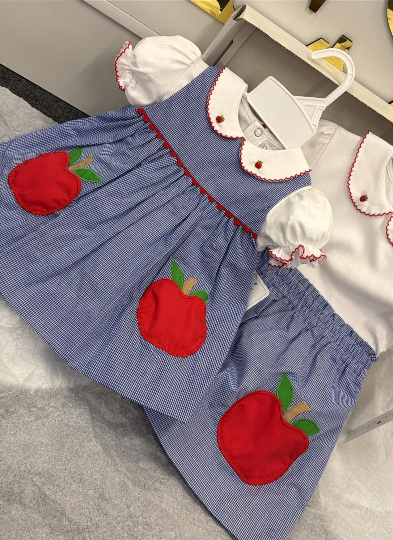 Apple skirt and top