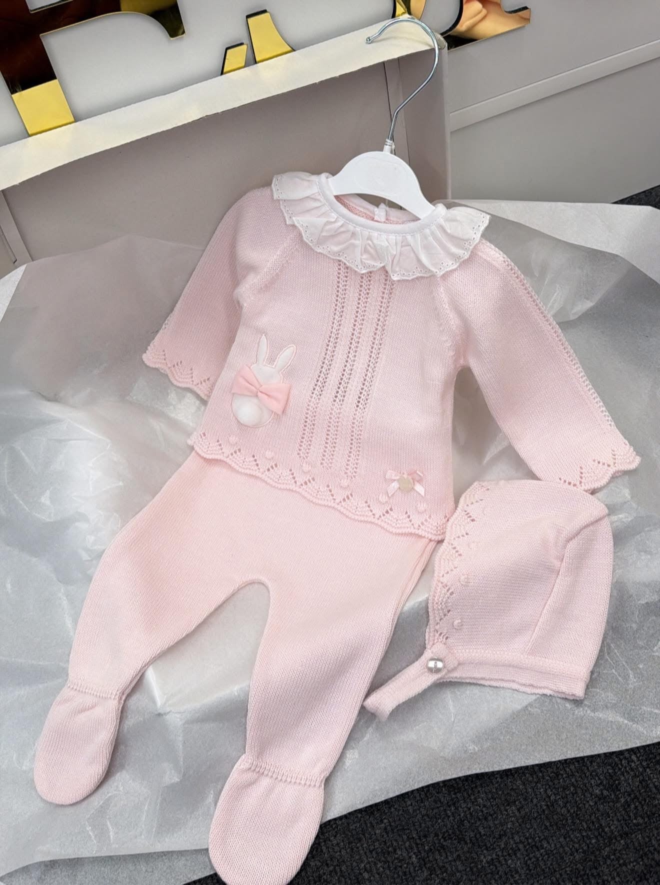 Bunny outfit with bonnet