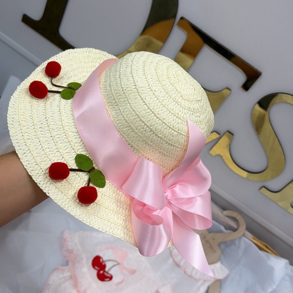 Cherry swing top, pants and hat