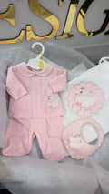 Swan outfit and bib (blanket sold separately)