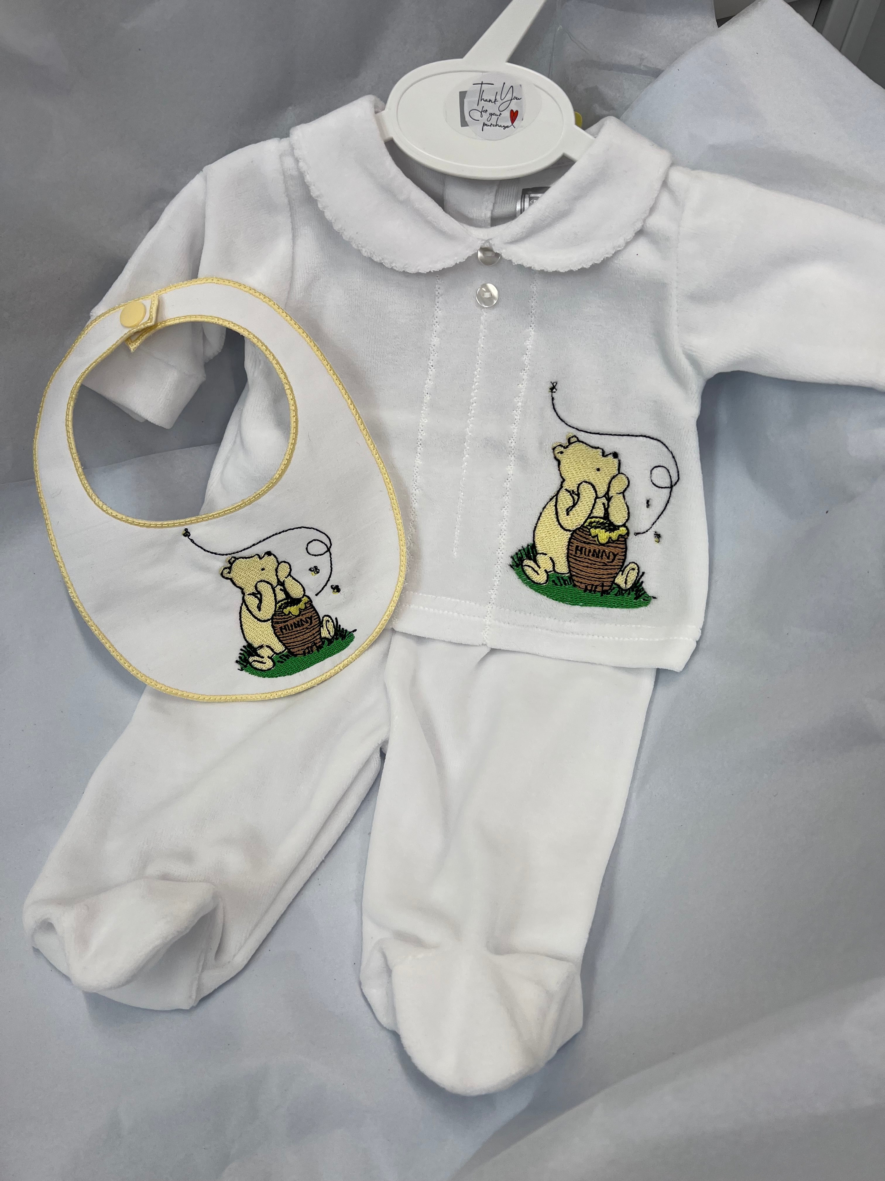 Winnie velour 3 peice