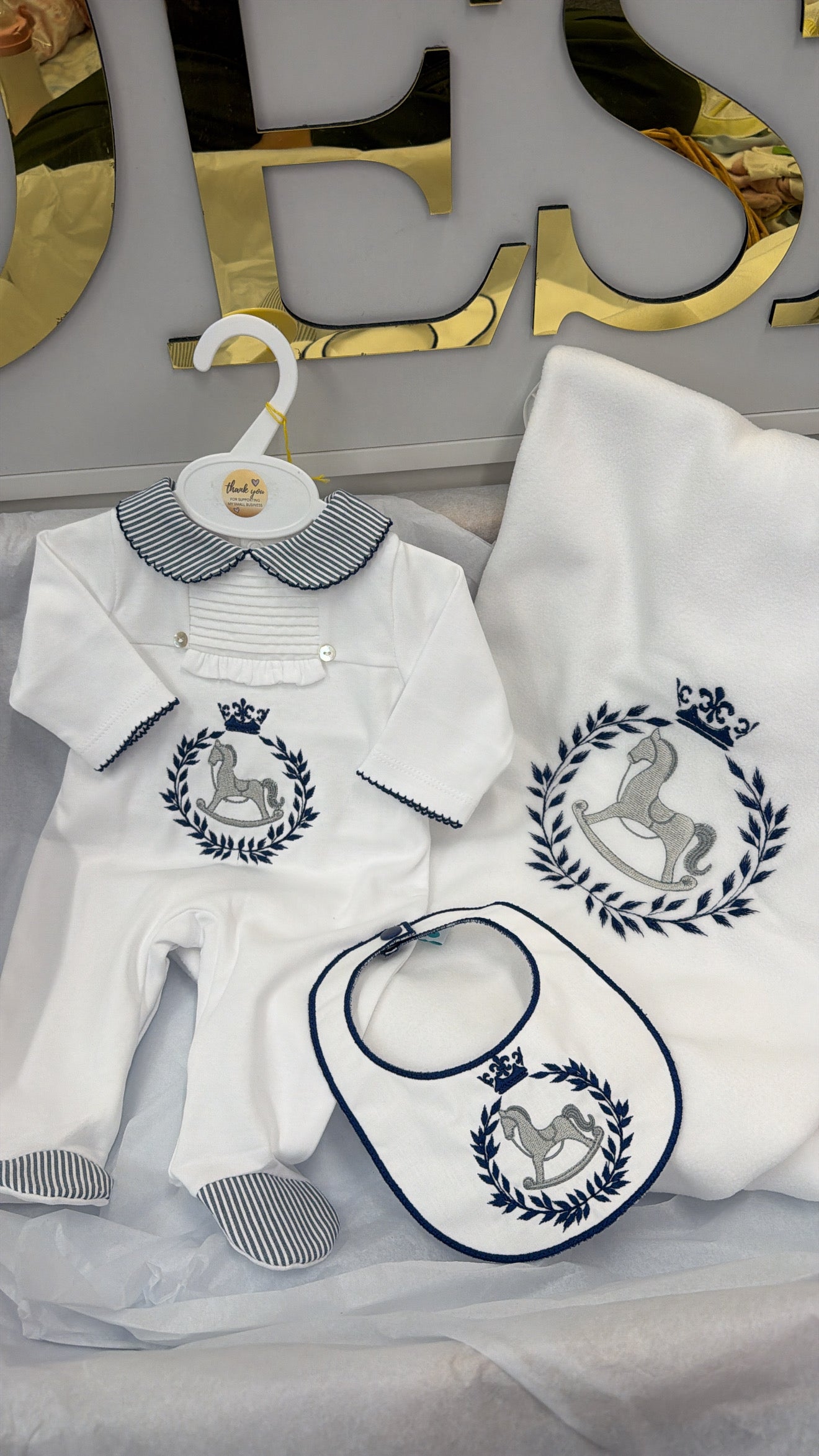Rocking horse wreath full set