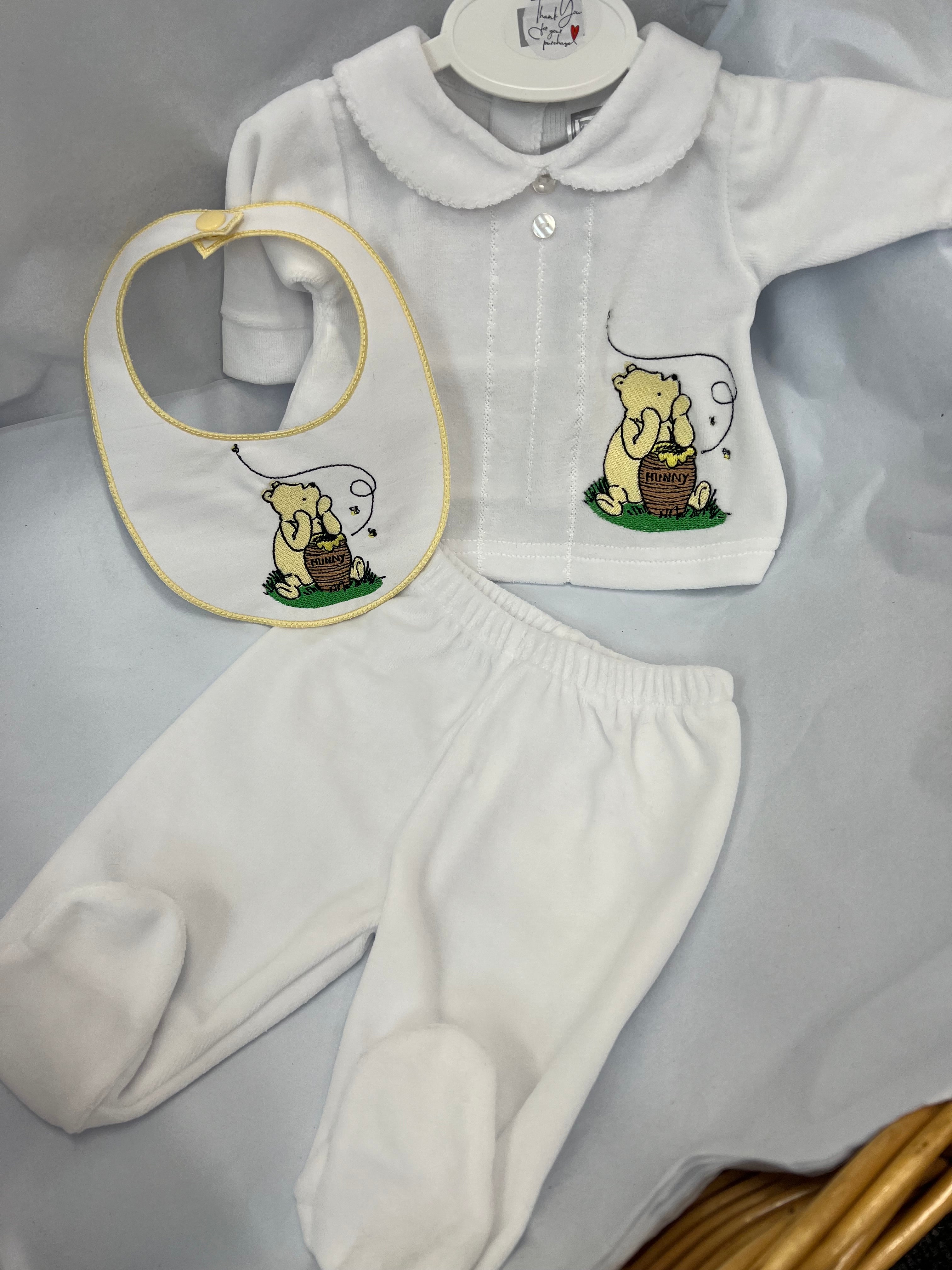 Winnie velour 3 peice