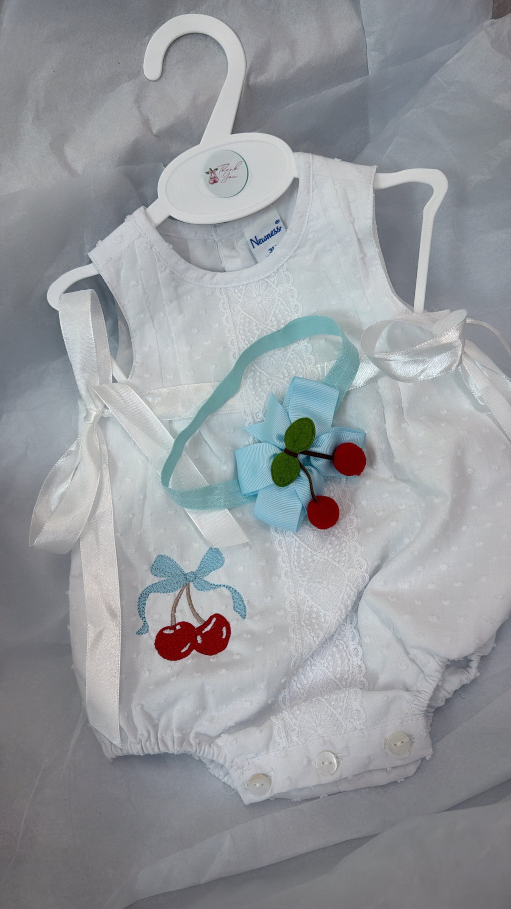 Cherry romper & headband