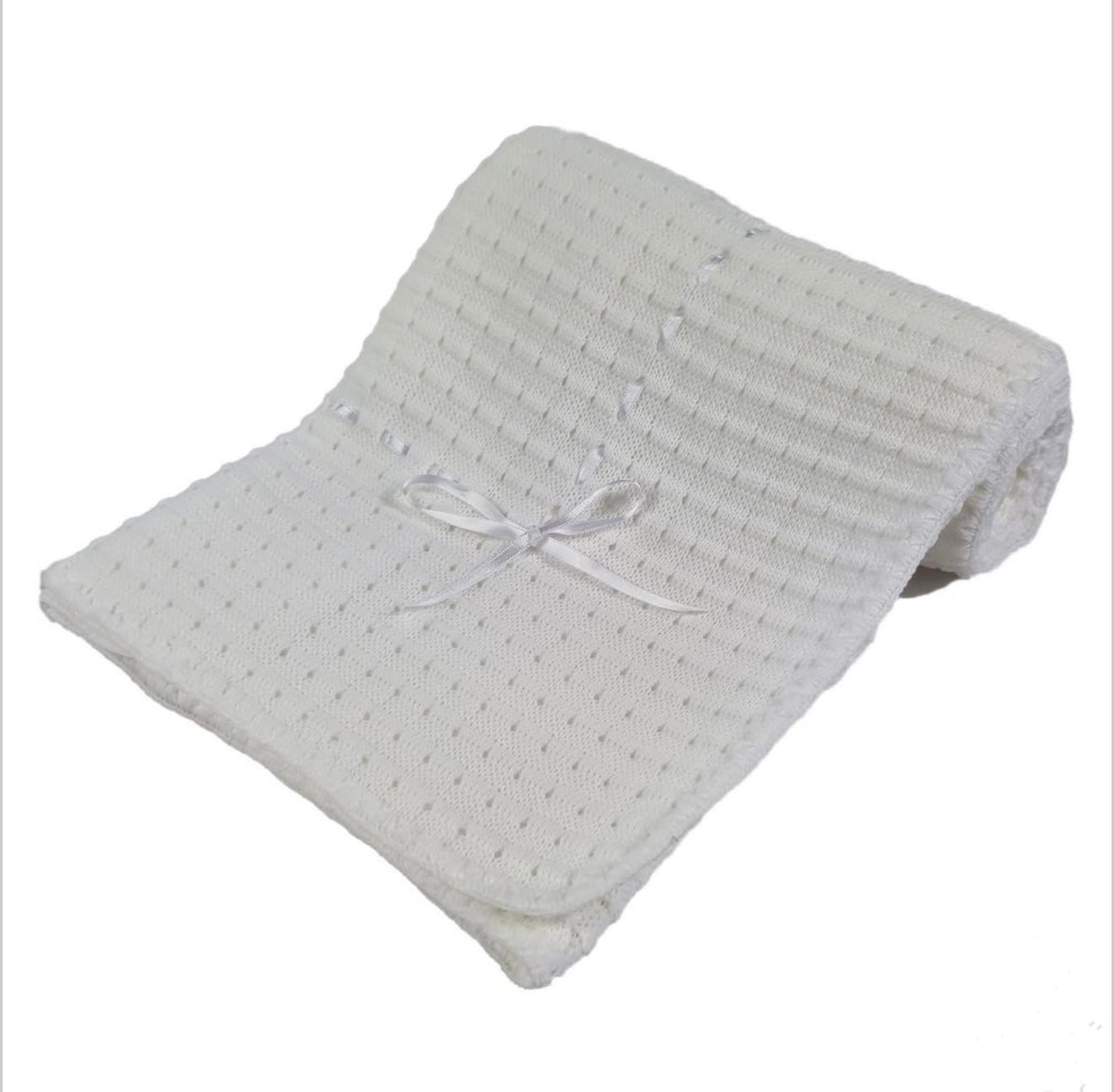 White shawl blanket