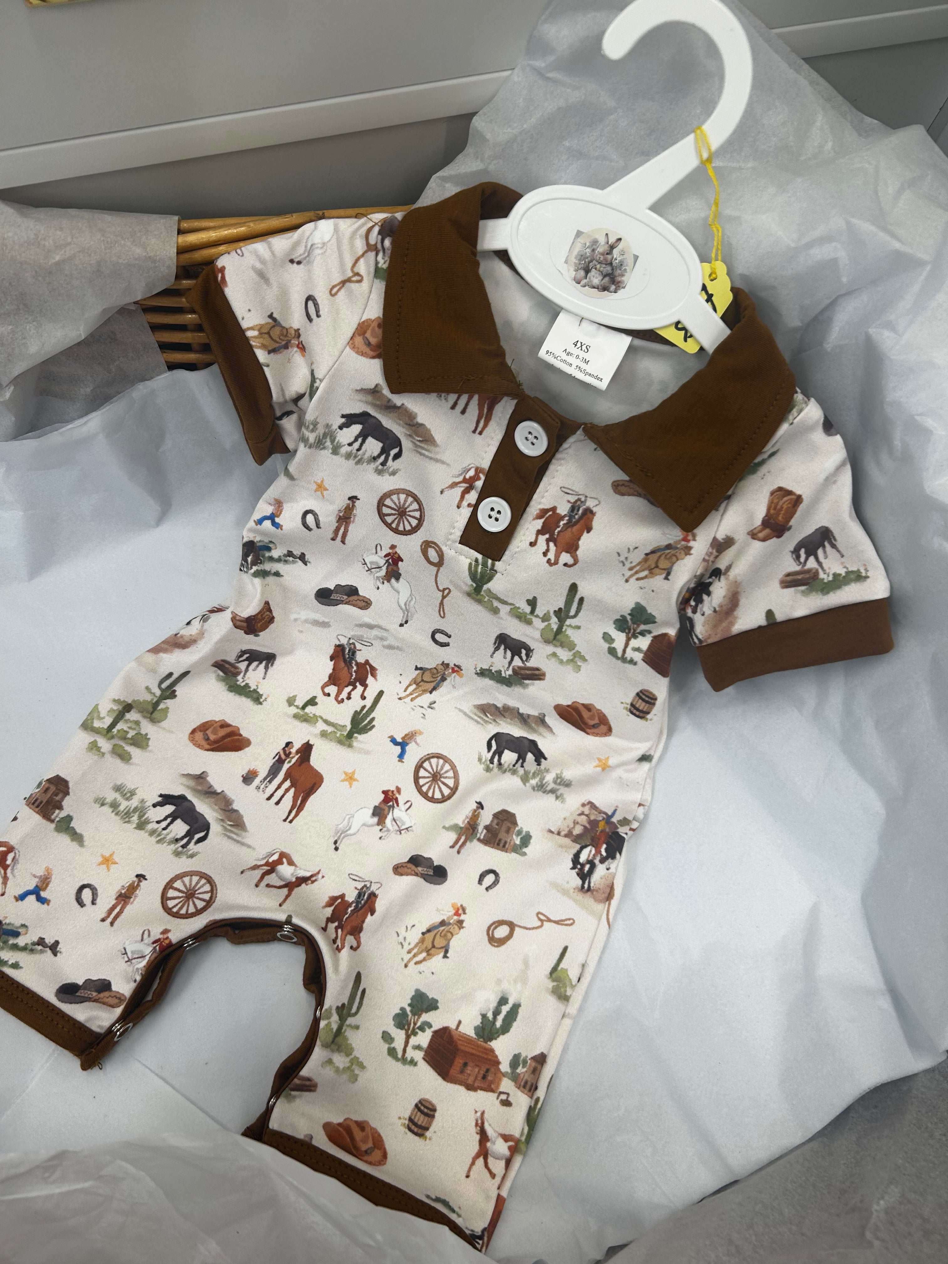 Cowboy playsuit