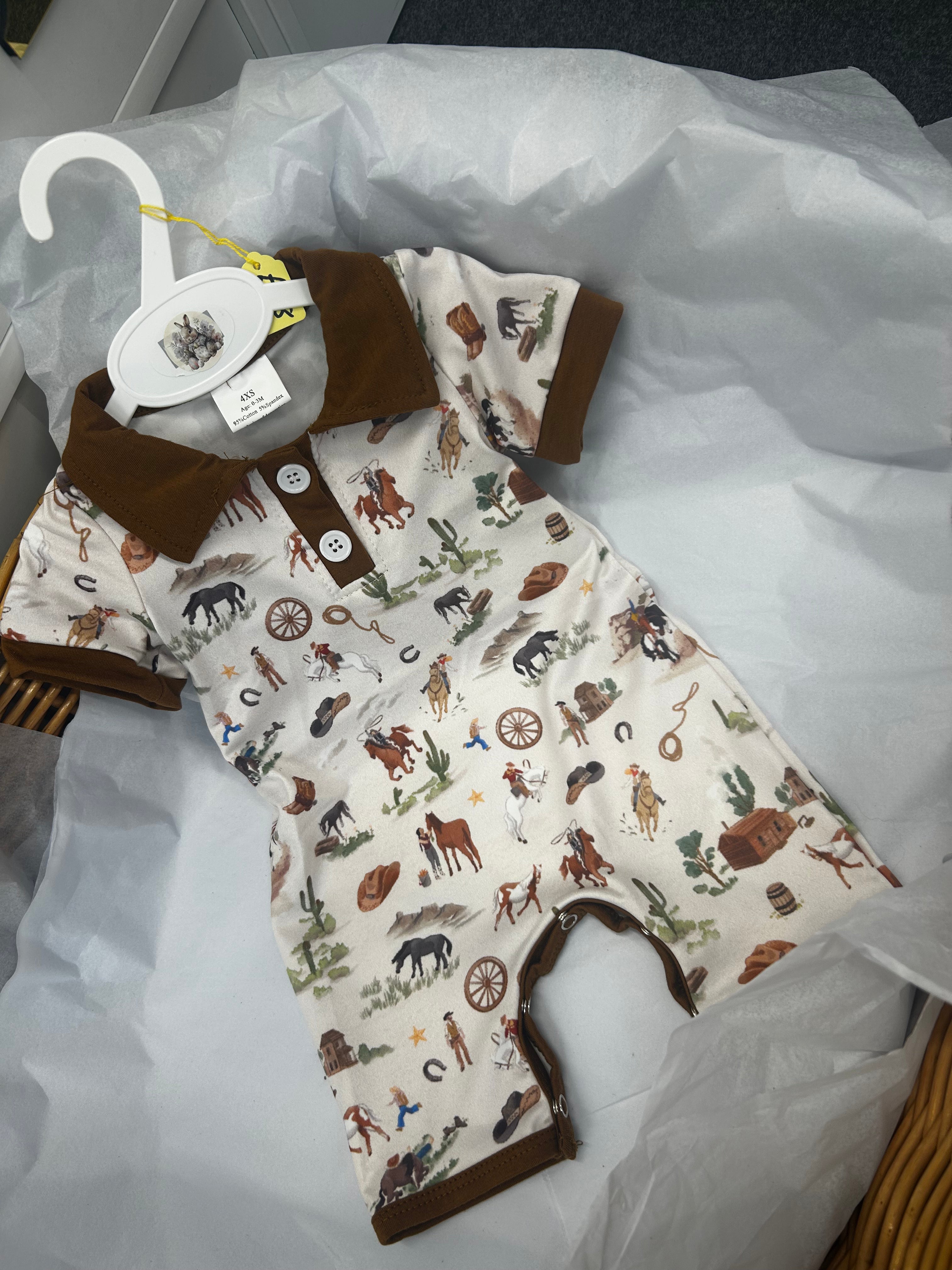 Cowboy playsuit