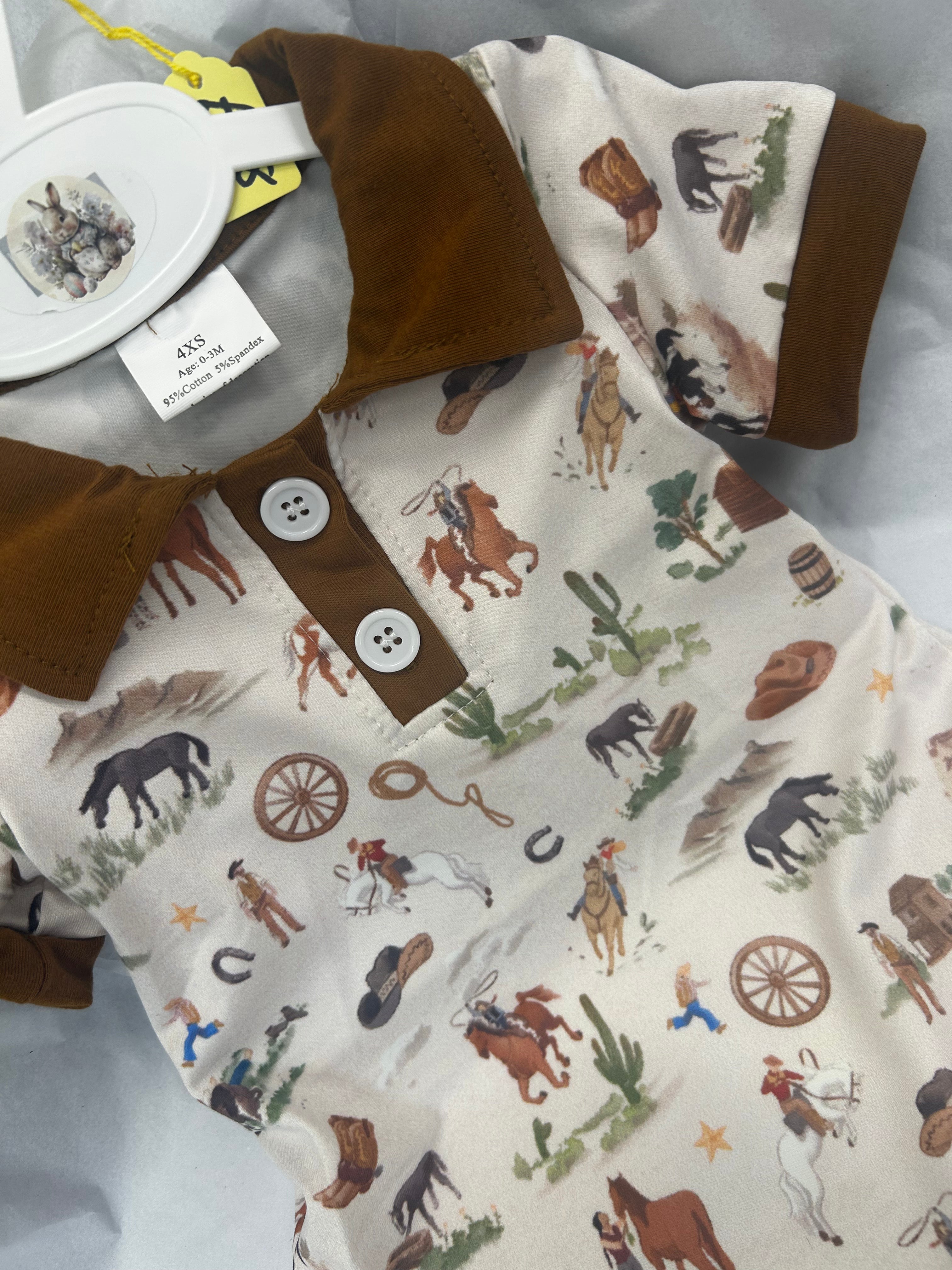 Cowboy playsuit