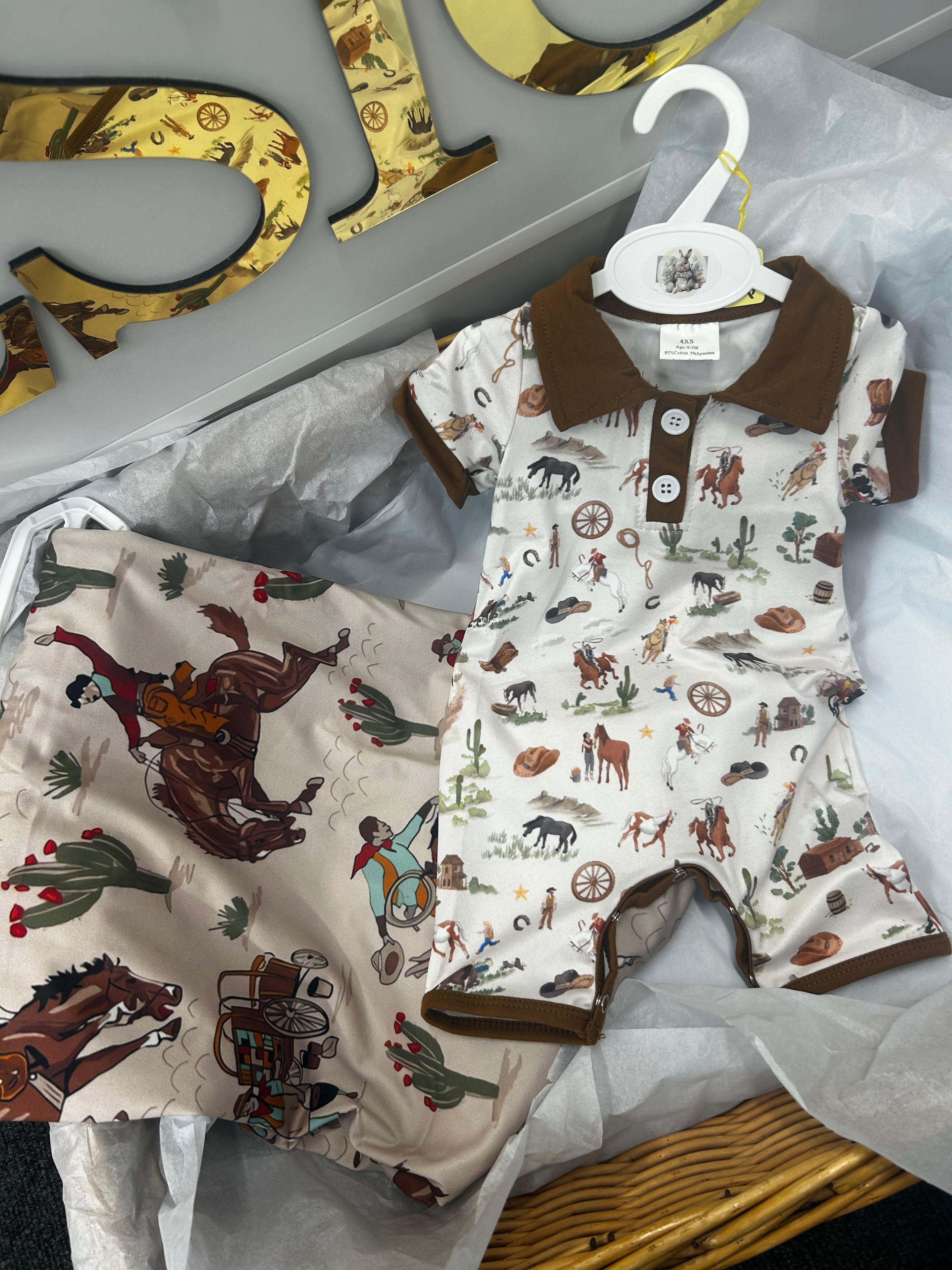 Cowboy playsuit