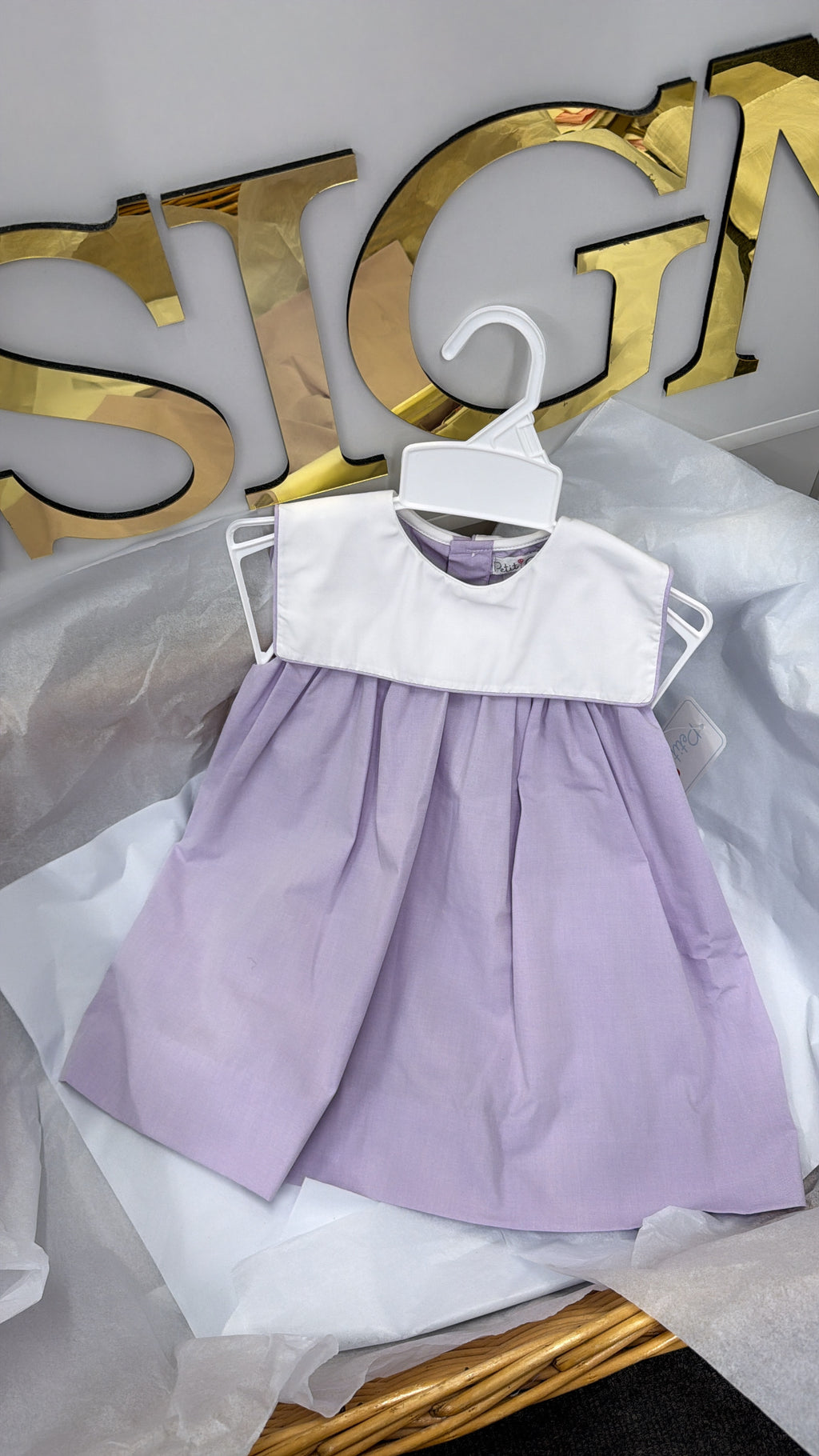 Lilac dress and pants. Free personalisation