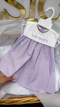 Lilac dress and pants. Free personalisation