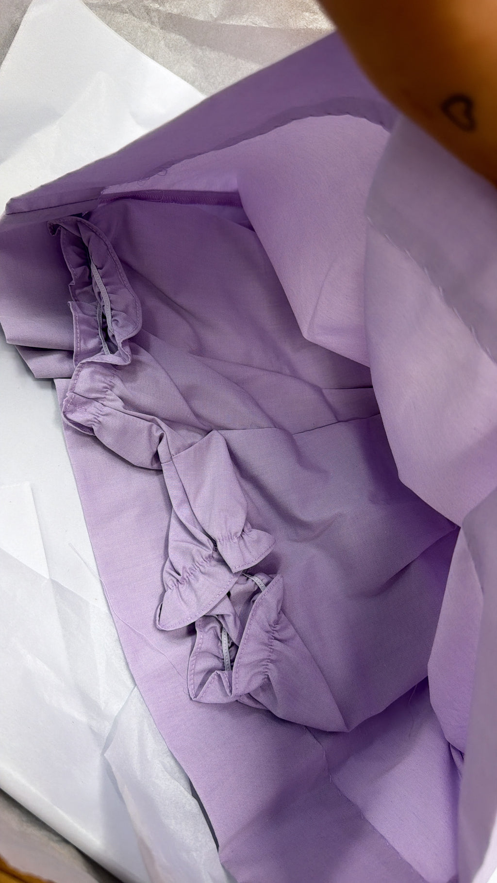 Lilac dress and pants. Free personalisation