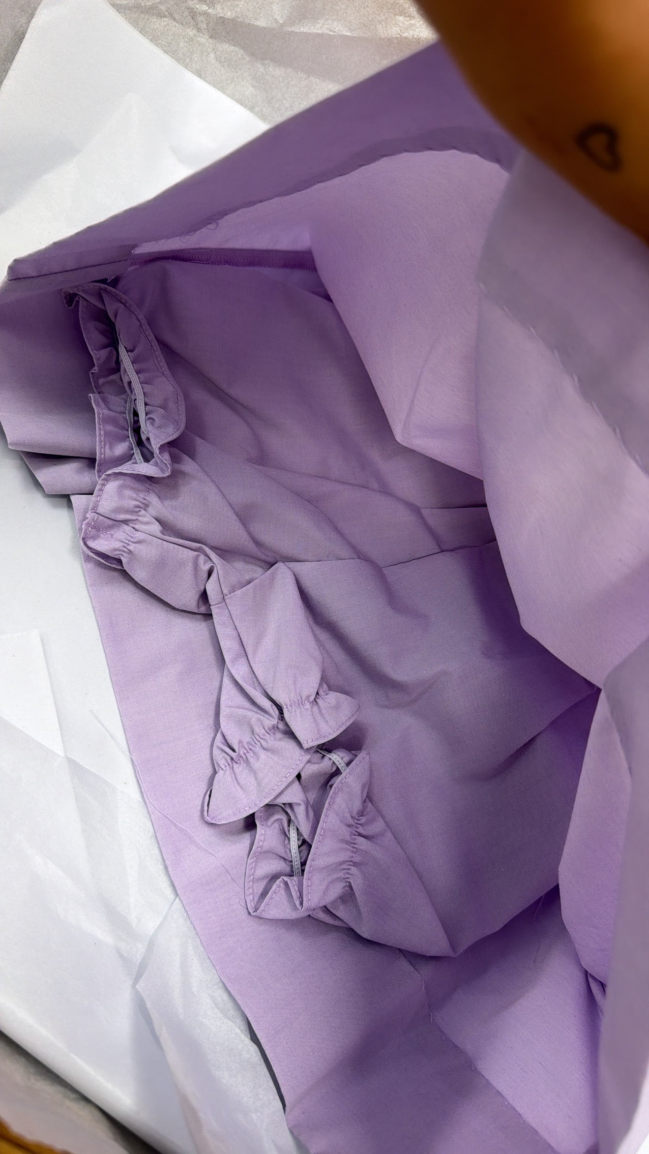 Lilac dress and pants. Free personalisation