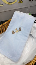 Blue 3 bears blanket