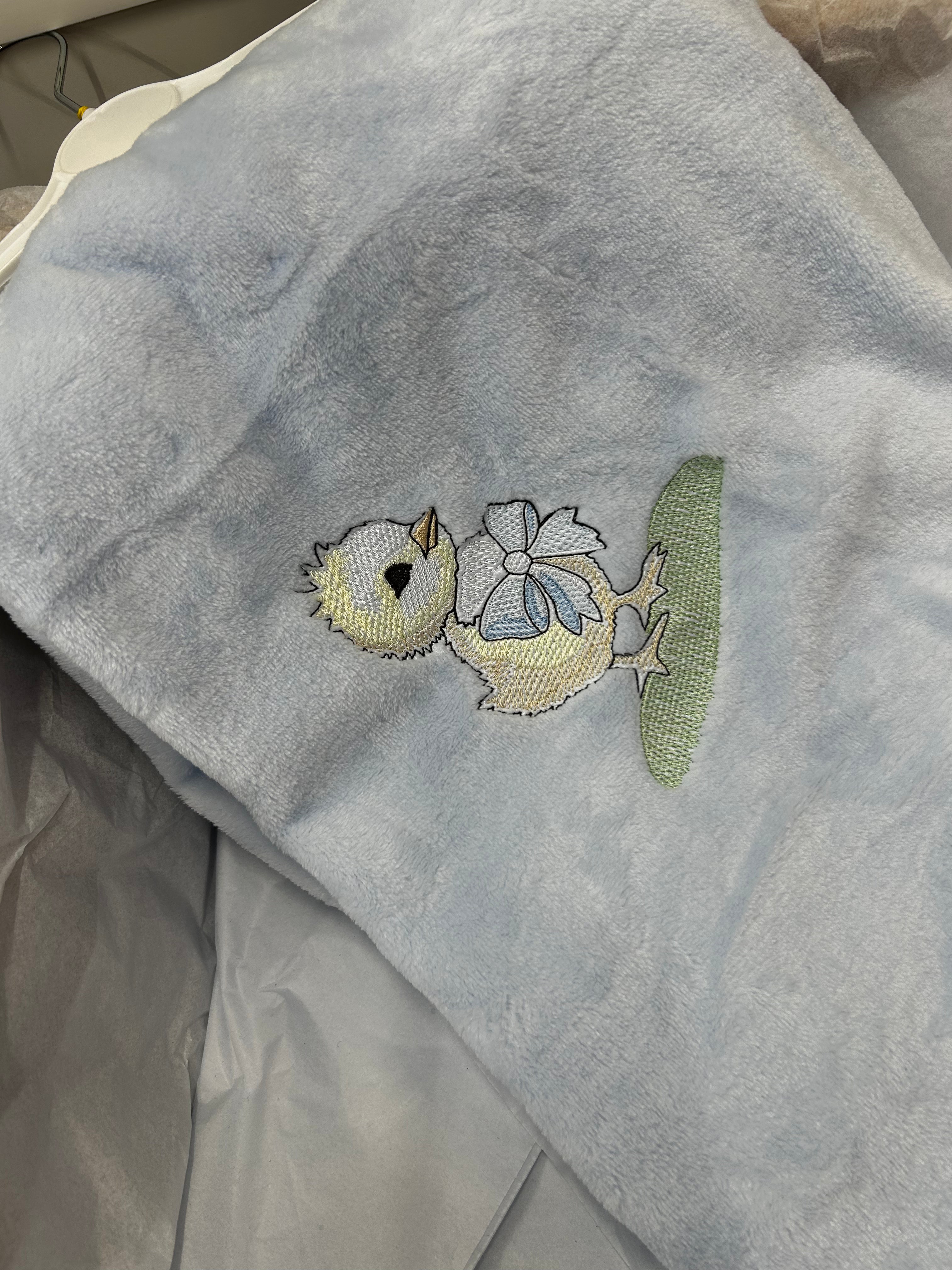 Blue chick blanket