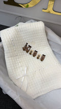 Baby train blanket