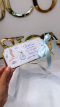 NEW - Blue stork arrival tag (boy)