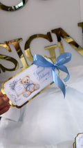 NEW - blue bear arrival tag (boy)
