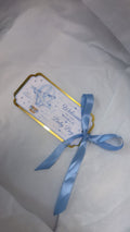 NEW - Hot air balloon arrival tag (boy)
