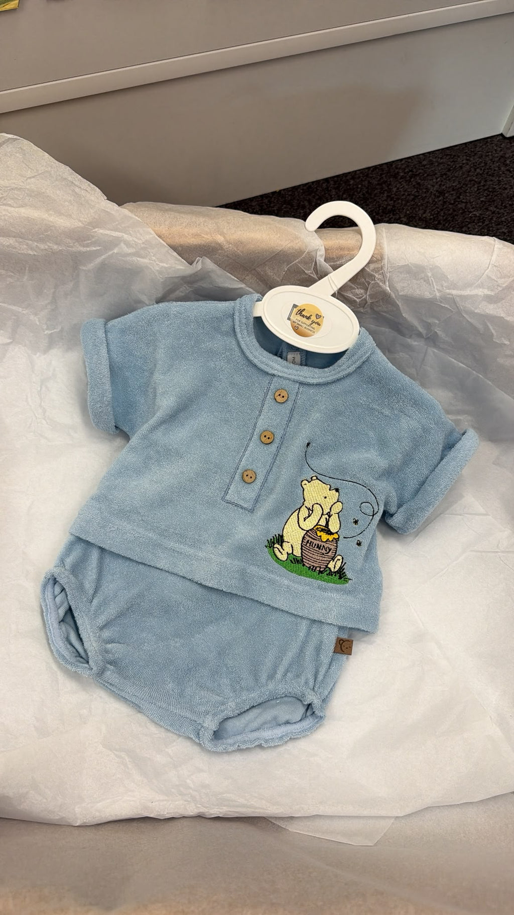 Winnie towelling set
