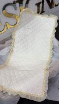 Personalised Pram Liner (cream with cream trim)