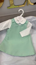 Mint green pinafore