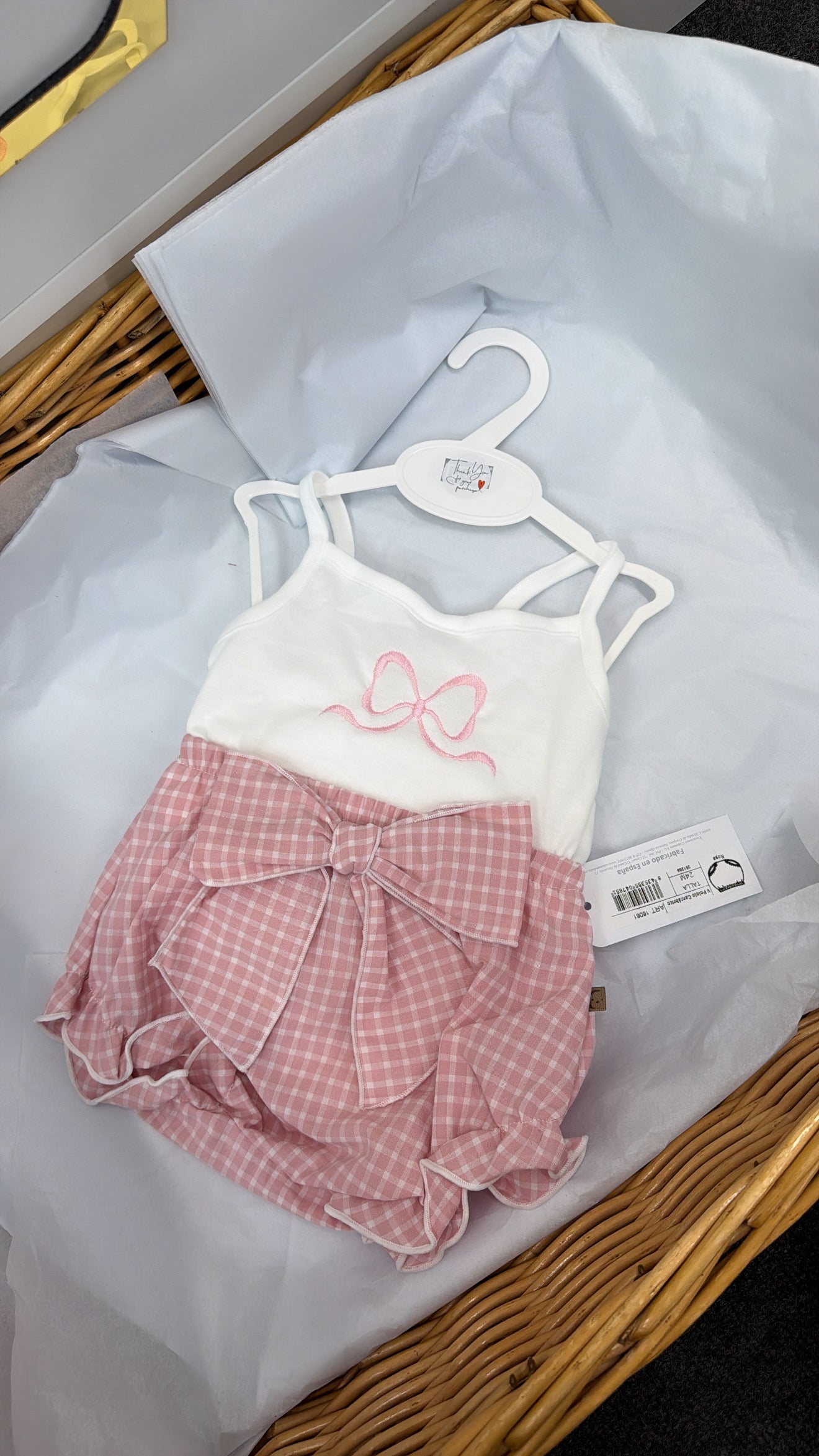 Bow pant set
