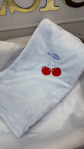 Blue cherry blanket