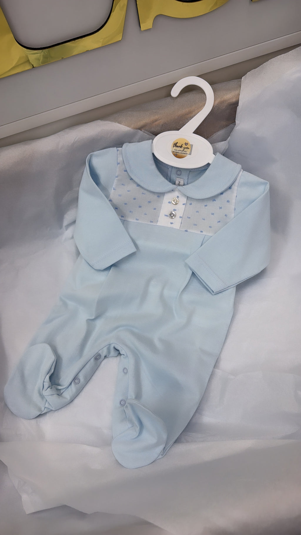 Plumetti boys babygrow
