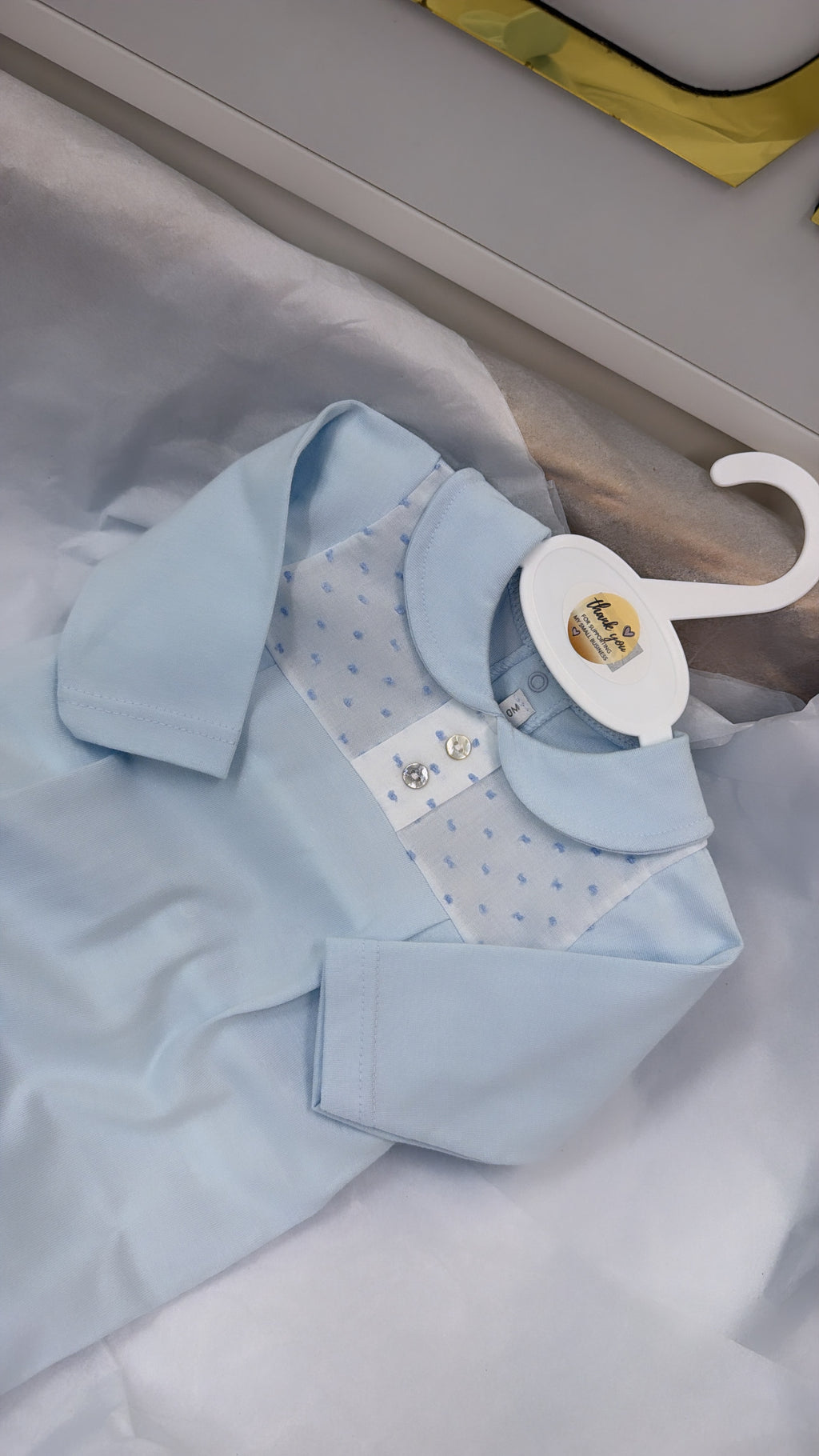 Plumetti boys babygrow